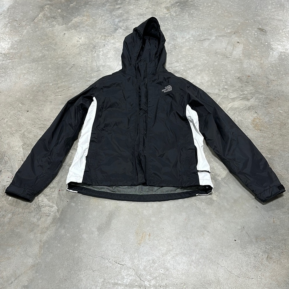 North face black rain coat / Size S/P / E-31‎